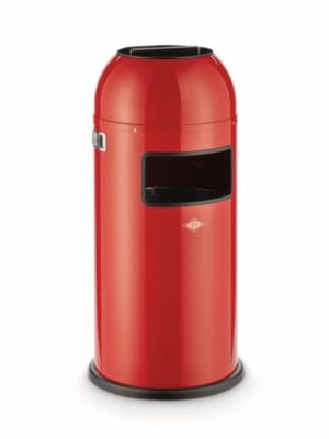 Wesco Ashmaster prullenbak rood met zeef