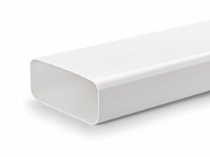 COMPAIR® flow F-VRO 150 vlakke kanaalbuis, wit