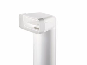 Compair Flow F-UR 150 – Omkeerstuk 90° met Ronde Buis Ø150 mm
