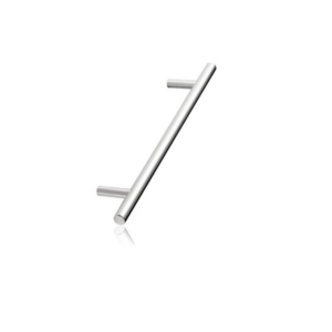 t greep 12 mm zwart inox moderne knopgreep