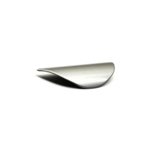 Curve greep inox look 32 mm compacte meubelgreep voor lades
