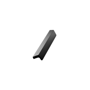 Envelope greep mat zwart 32 en 160 mm moderne meubelgreep